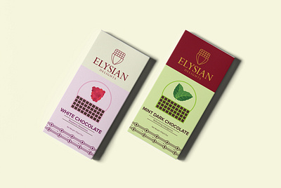 Elysian Delights - Chocolate bar packaging bar bar packaging branding chocolate bar chocolate packaging creative creative design graphic design luxury brand package packaging packaging design product packaging