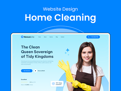 Cleaning services website clean design cleaning company cleaning services cleaning website creative design creativity design home clean minimal desing mockup ui ux