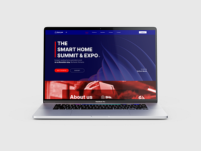 UI Design - Smart Home Summit branding graphic design ui ux