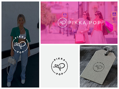 Pikka Pop Fashion Brand logo brand logo branding business logo cloth logo clothing brand logo clothing logo company logo creative logo design fashio brand logo fashion logo logo logo design professional logo style logo