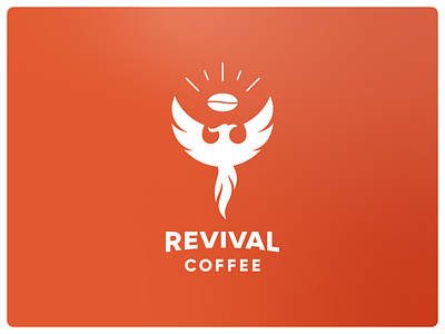 Revival Coffee – For Sale bean bird bottle branding can coffee dtc for sale identity label logo packaging phoenix revival