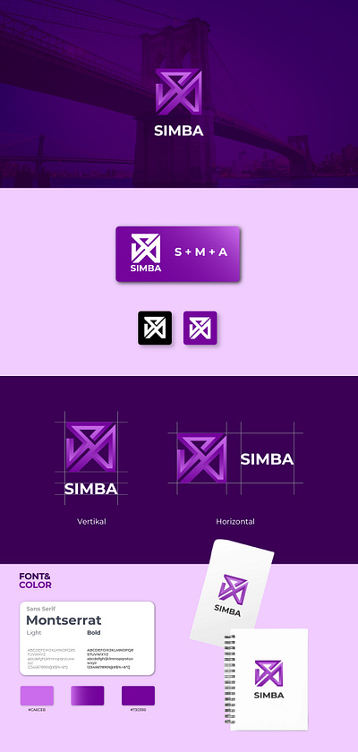 Logo Custom & Brand Identity for custom - SIMBA brand branding design graphic design identity logo vector