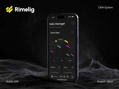 Rimelig - CRM System app branding crm design graphic design iphon logo mobile ui ux