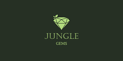 Jungle Gems branding design graphic design graphiste logo vector