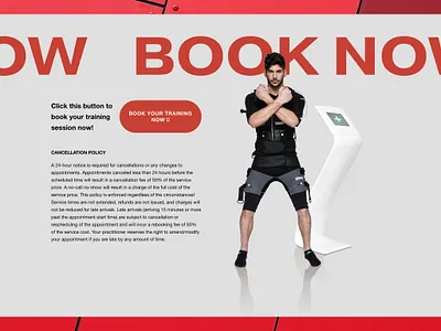 BE.FIT action design exercise fitness landing page site ui ux web webdesign website