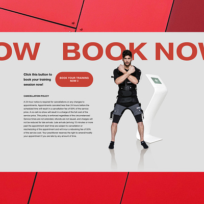 BE.FIT action design exercise fitness landing page site ui ux web webdesign website