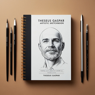 Sketchbook branding design illustration