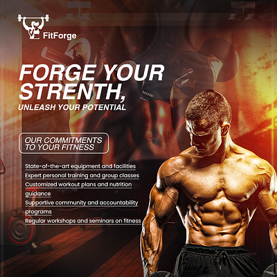 Fitness Gym Flyer Design fitness flyer design graphic design gym gym flyer design gym marketing workout flyer