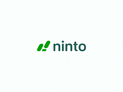 Ninto logo brand branding byepo clean custom design flat graphic design health healthcare identity indian logo medical minimal ninto simple startup tech vector