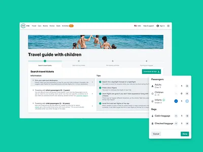 Travel experience desktop graphic design product travel ui ux