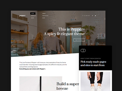 Pepper+ WordPress Theme web design wordpress wordpress theme