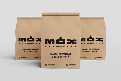 MOX BURGERS *** SMASH DE VERDAD branding graphic design logo motion graphics ui