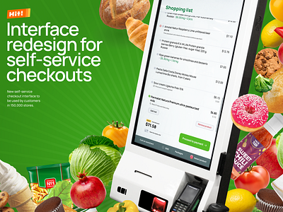CSI | Interface redesign for self-service checkouts checkouts design interface redesign right self service