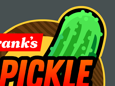 Frank's Pickles bottlenose comedy fictional frank rizzo graphic design jerky boys logo prank