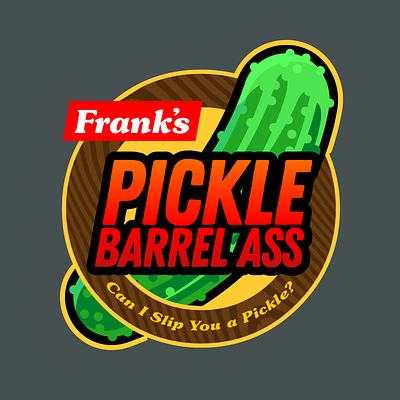 Frank's Pickles bottlenose comedy fictional frank rizzo graphic design jerky boys logo prank