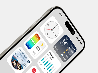 Dynamic Widgets apple appwidgets design designinspiration ios ios widget material symbols tool widget tools ui uiwidgets ux widgetdesign widgets