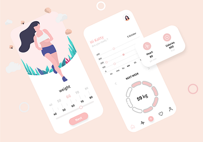 RUN branding graphic design ui