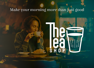 The Tea Shop Branding art brand brand identity branding creative creativedreams cup of tea design fresh graphic design illustration logo logo design mark minimal tea tea logo tea shop vector vector art