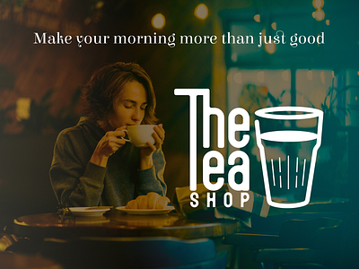 The Tea Shop Branding art brand brand identity branding creative creativedreams cup of tea design fresh graphic design illustration logo logo design mark minimal tea tea logo tea shop vector vector art