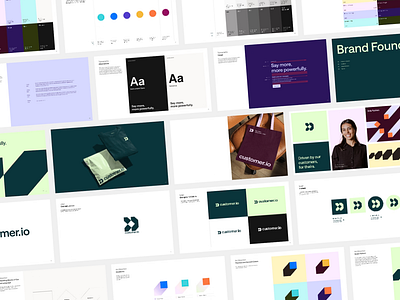 Customer.io Brand Guidelines brand guidelines brand indentity branding design focus lab identity logo logo design odi visual identity