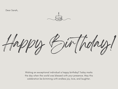 Happy Birthday Adult arty branding canva conception graphic design papeterie print