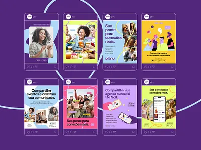 Planu Social Calendar - Visual identity app design app logo brand design brand identity branding calendar calendar logo design digital design graphic design logo logo design logotype minimalism planu social calendar startup startup logo ui visual identity