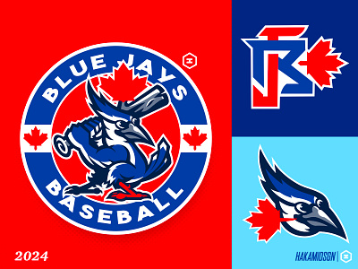 BLUE JAYS MASCOT LOGO basballmascot baseballlogo basketballlogo blue jays branding brandinglogo gaminglogo graphic design logo mascotlogo soccerlogo sportlogo sportmascot virallogo