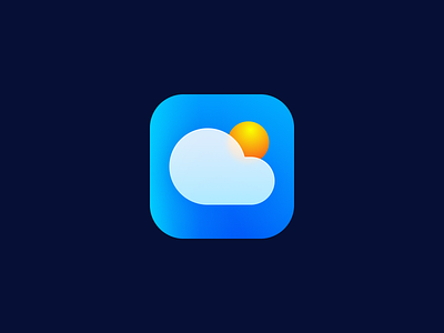 Weather icon graphic design icon ui