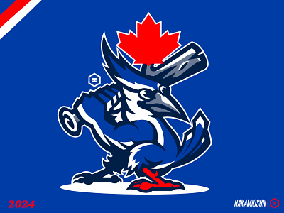 BLUE JAYS MASCOT LOGO baseball baseballogo basketball branding gaming gaminglogo graphic design illustration logo mascot motion graphics packlogo servicelogo sport sportmascot tournamentlogo