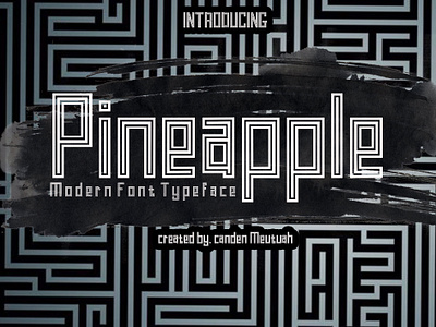 Pineapple 3d animation branding design font graphic design handwritten fonts illustration logo motion graphics typeface typography ui