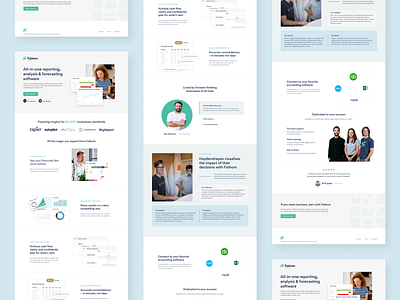 Fathom - Landing Page Design cro