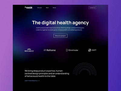The digital health consultancy design digital agency graphic design marketing redesign ui ux web design webflow