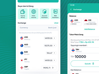 Exchange Currency App android app currency design designsystem exchange figma ios money ui user interface