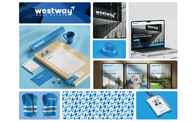 Westway Real Estate Brand Identity Design branding graphic design illustration logo vector website design