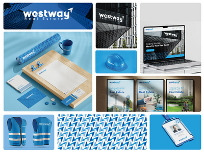 Westway Real Estate Brand Identity Design branding graphic design illustration logo vector website design