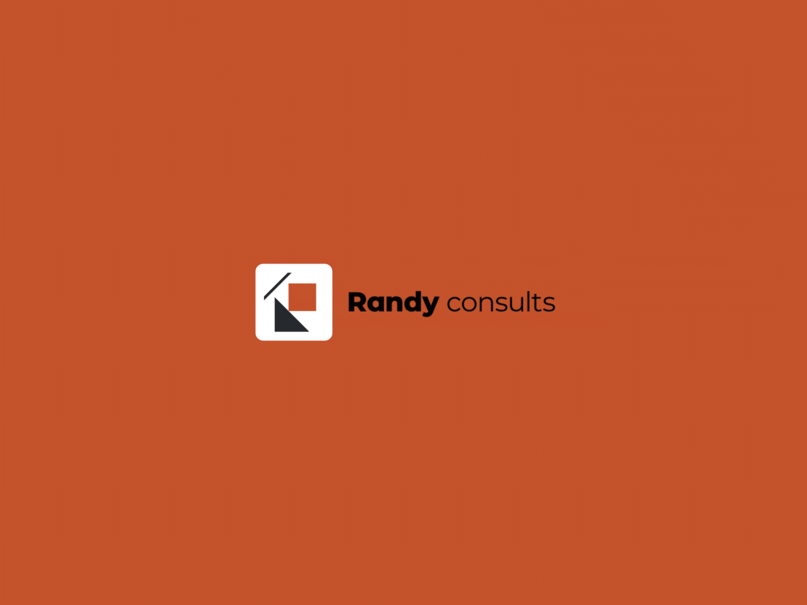 Randy Consult Logo Animation animation branding logo motion graphics
