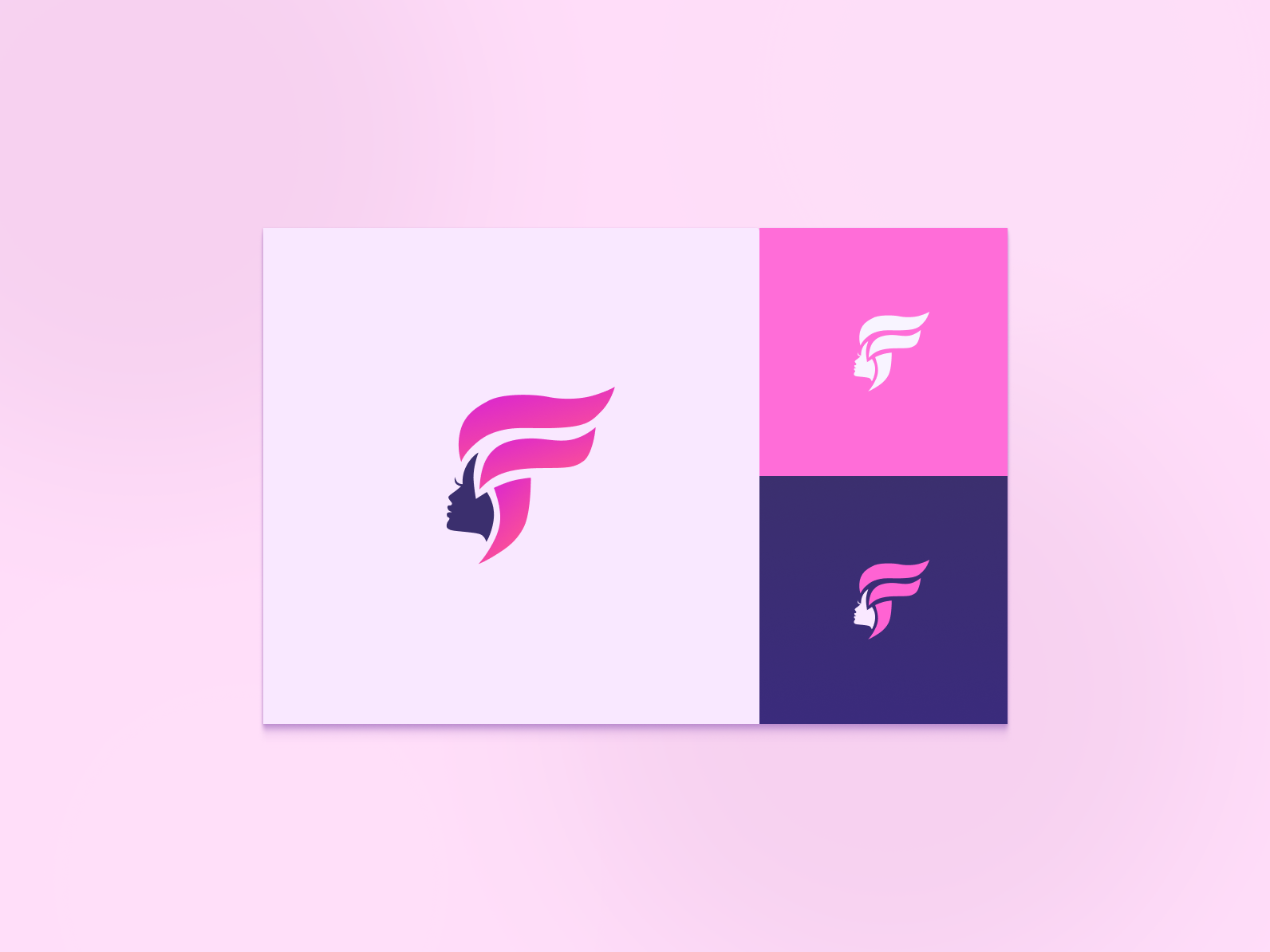 Florence - Beauty Salon Logo beauty brand identity branding elegant f letter fashion gradient graphic design icon letter f logo logodesign mark minimal logo salon vector woman logo