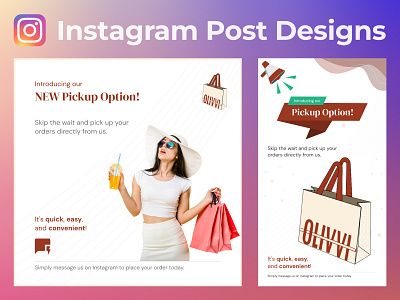 Instagram Post Design branding design facebook instagram minimal modern poster professional social media