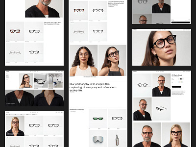 Chimi Optics Concept chimi design desktop ecommerce fashion glasses grey minimal shopify store ui ux