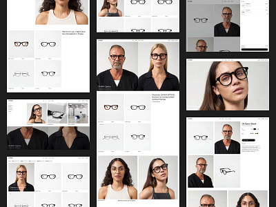 Chimi Optics Concept chimi design desktop ecommerce fashion glasses grey menu minimal modal model modern navigation shopify store template theme ui ux white