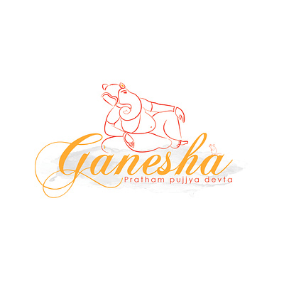 Ganesha Logo ai design graphic design graphoc illustration logo vector vector illustration