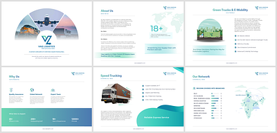 Brochure Design For VAIG LOGISTICS brochure graphic design