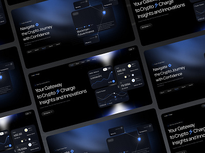 Crypto Charge / Landing Page landing ui ux