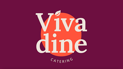 Vivadine Catering - Logo Animation animation branding graphic design logo motion graphics typography