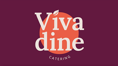 Vivadine Catering - Logo Animation animation branding graphic design logo motion graphics typography