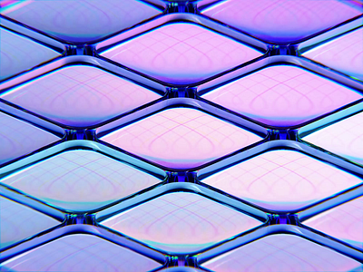 Glass Tiles 3d 3dmotion abstract animation blender blocks geometric glass loop shape tiles