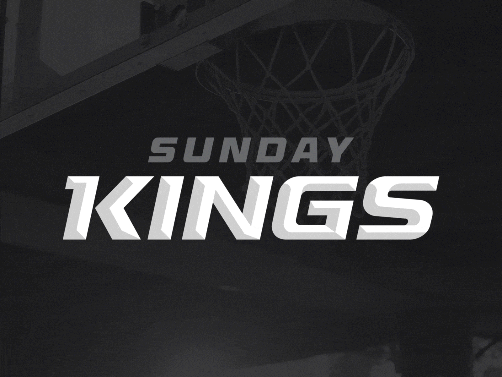 Sunday Kings - Basketball Team Branding basketball brand brand identity branding clean court design embroidery exploration figma k kings letter logo minimal mockup sports sunday