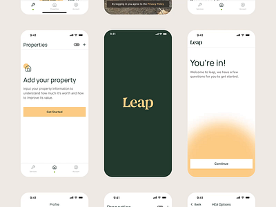 Home Financing App ai animation app clean design finance mobile product design ui uiux