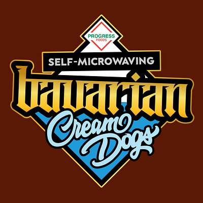 Bavarian Cream Dogs comedy fictional futurama graphic design logo self microwaving sitcom