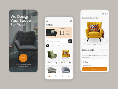 Furniture App Design furniture app